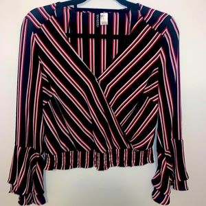 Striped H&M blouse